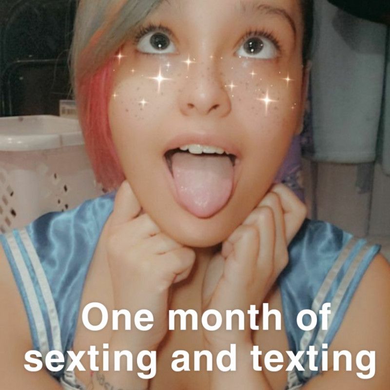 1 month kik sexting and texting