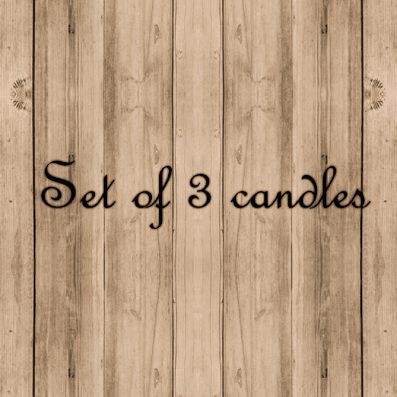 Set of 3 candles