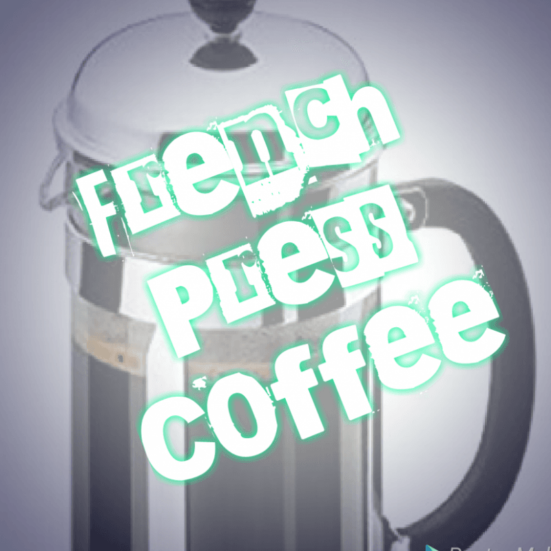 French press coffee maker