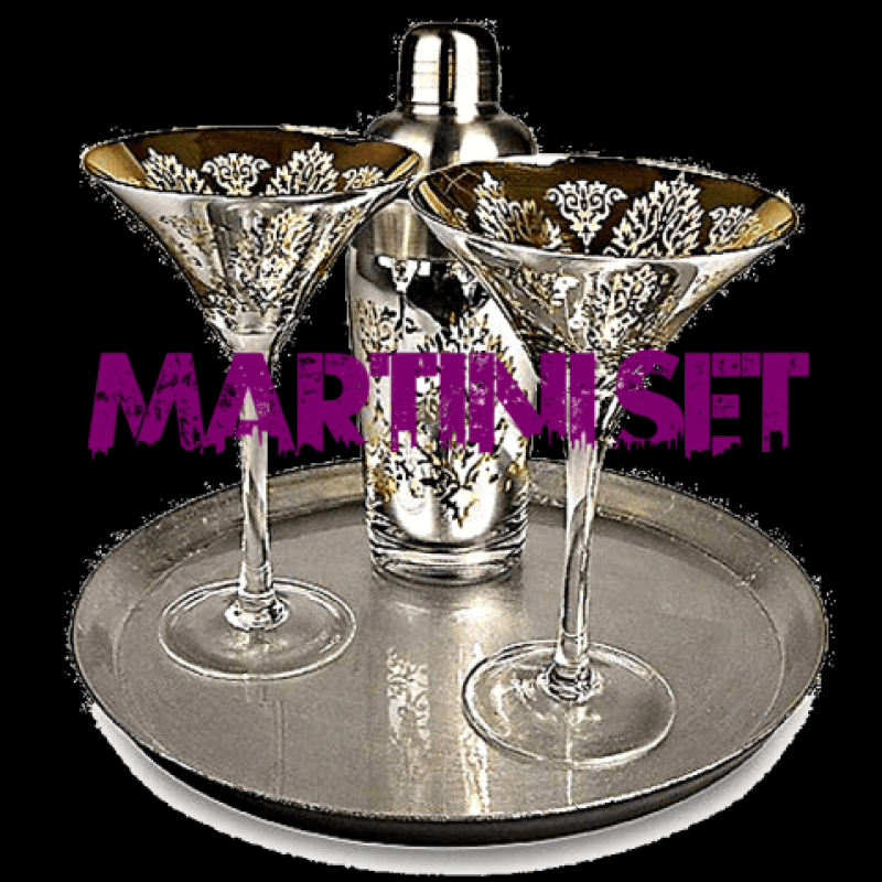 Elegant Martini Set