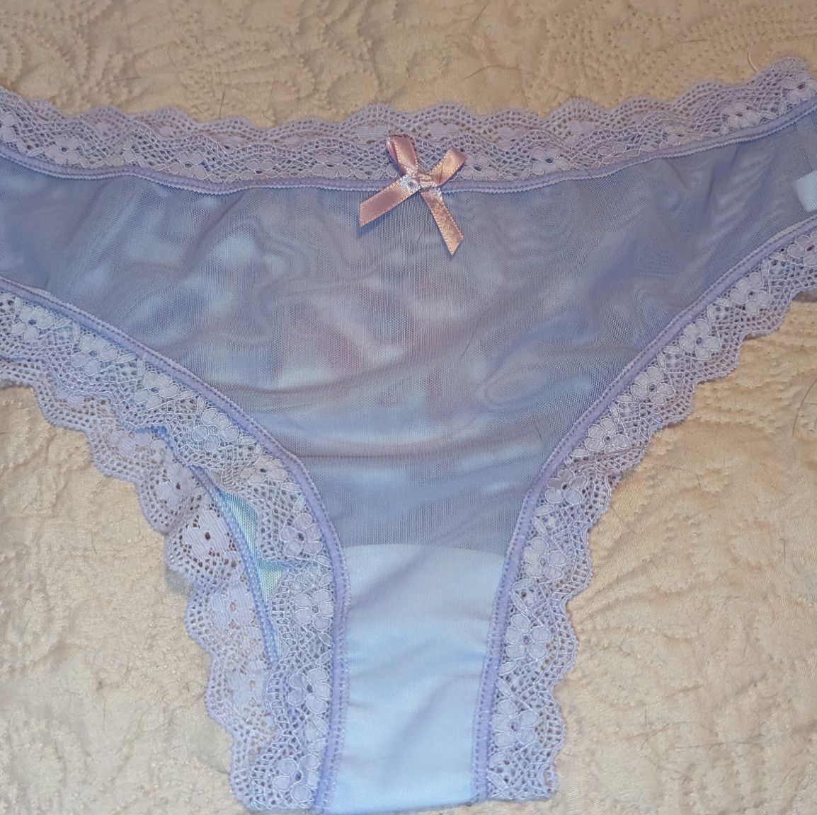 Ddlg Purple Bunny Mesh Panties