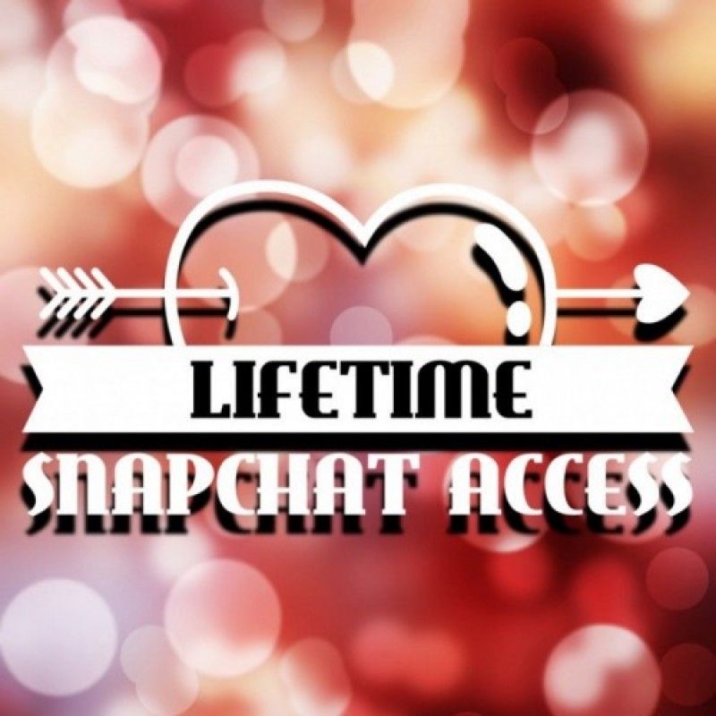 Lifetime Snapchat Access