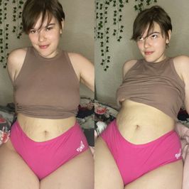 Pink boyshort Panties