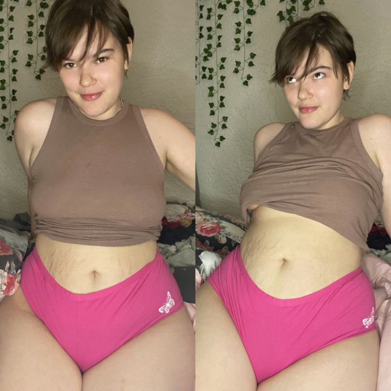 Pink boyshort Panties