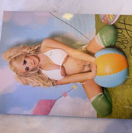 Large signed photo