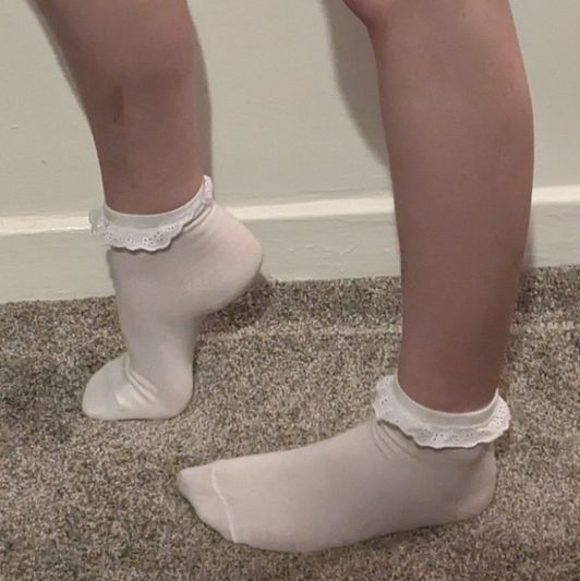 White doll socks