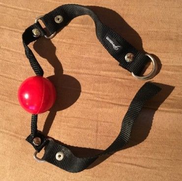 Red Rubber Gag Ball