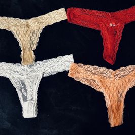 LACE THONGS