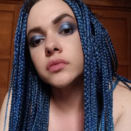 Blue braids photo set