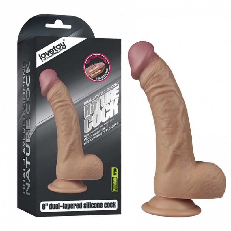 Buy me Dildo 8 Dual Layered Silicone