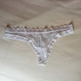 White Spotted Thong