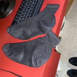 Black Ankle Length Work Socks