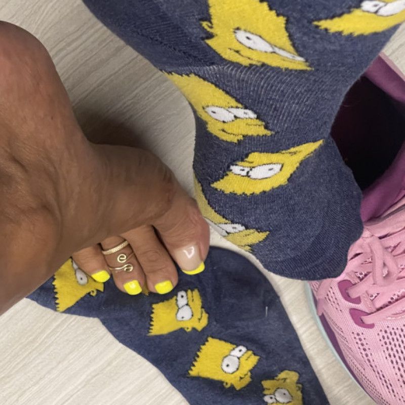 Bart Simpson Crew Socks