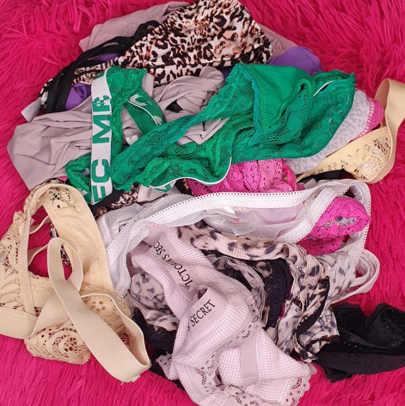 All of my worn panties