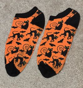 Halloween Cat Ankle Socks