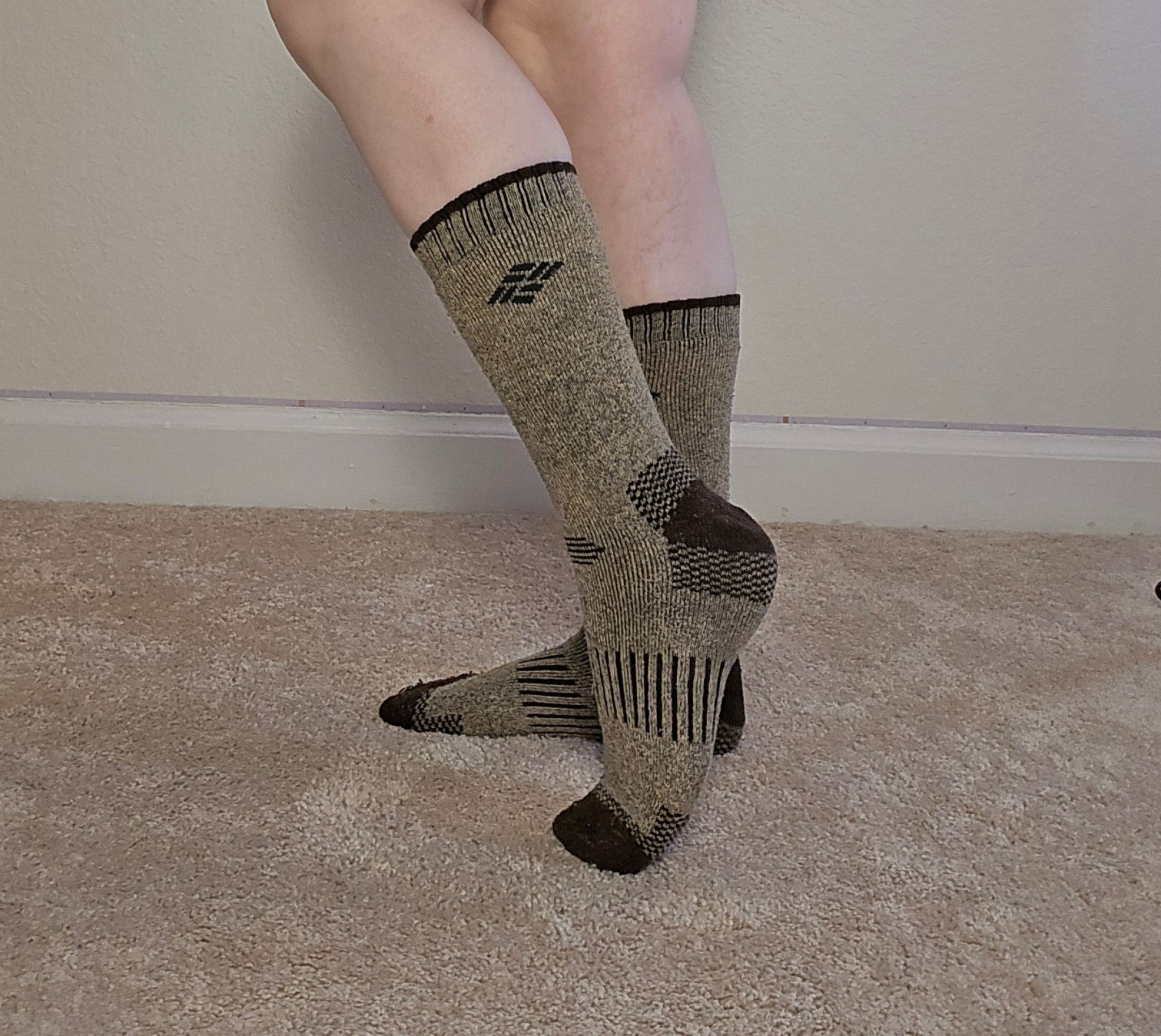 Long Brown Socks