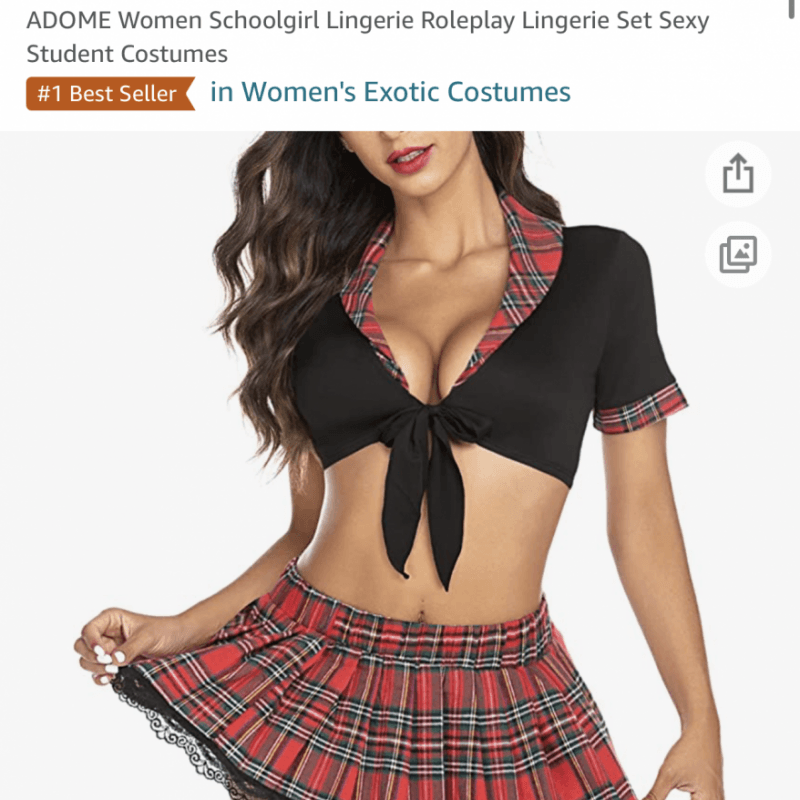 Buy me a school girl costume!