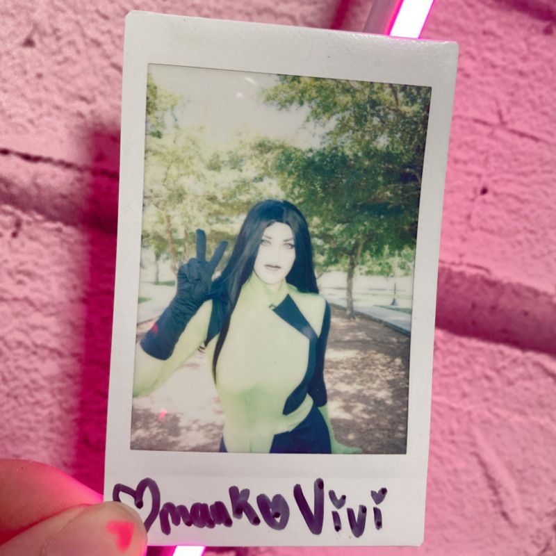 Shego Peace Sign Polaroid