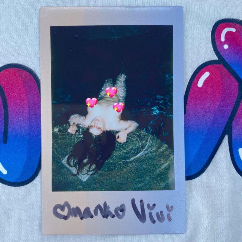 Shiny Nudist Pool Vivi Polaroid