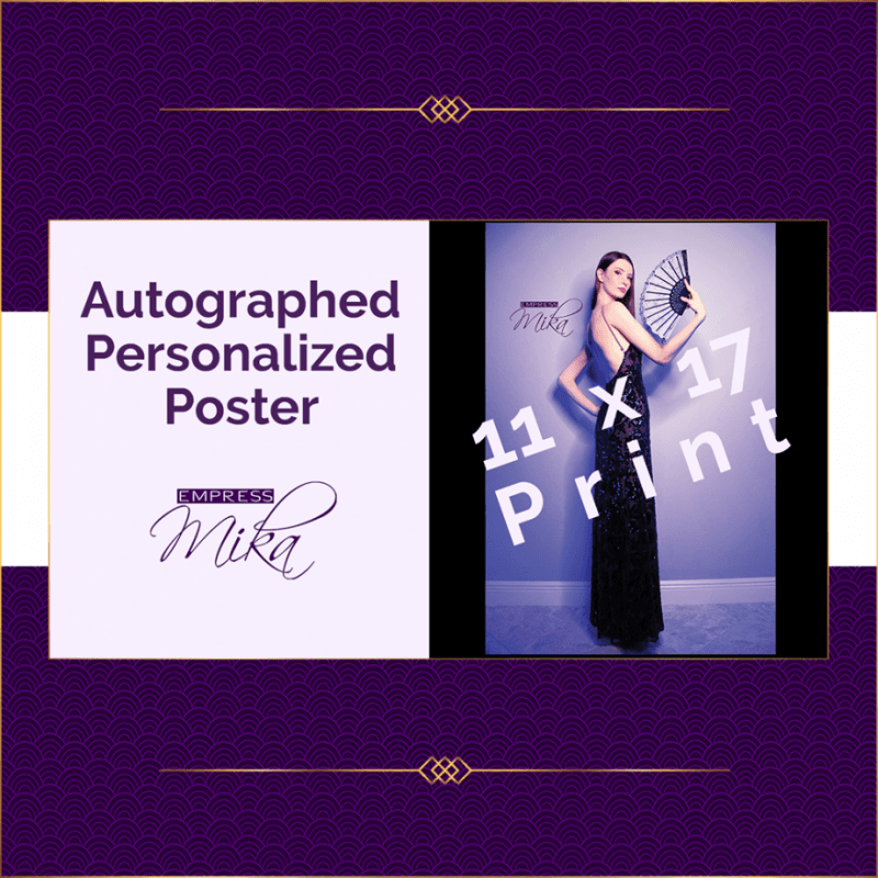 Autographed Personalized Poster