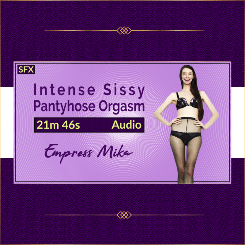 Intense Sissy Pantyhose Orgasm Audio MP3