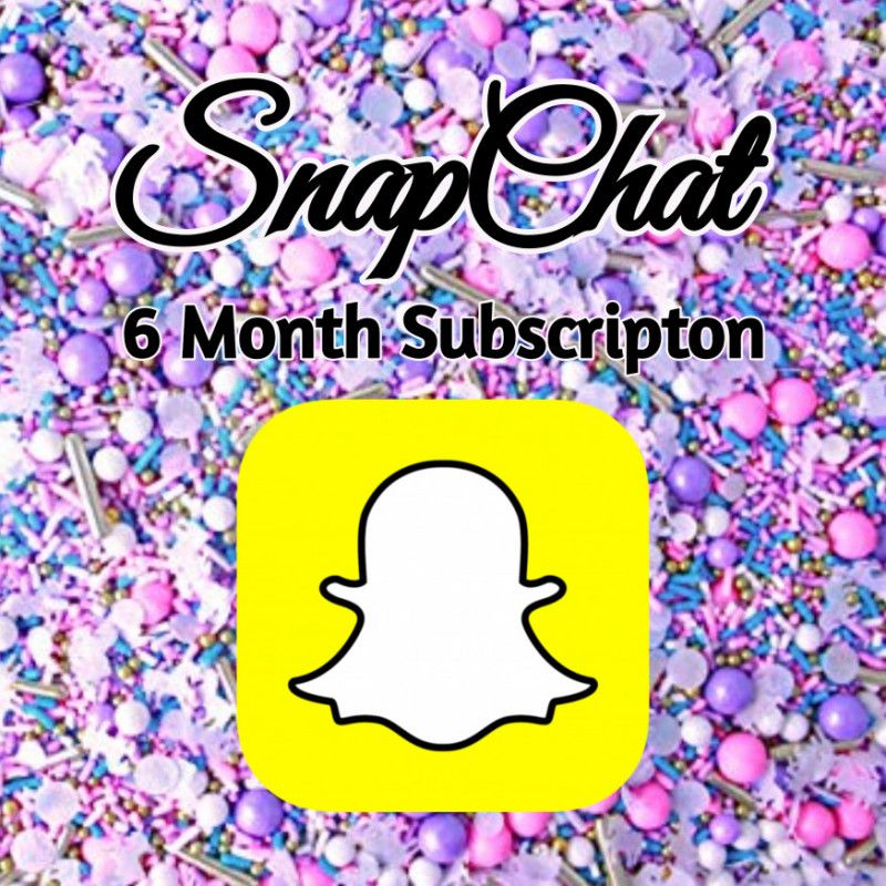 6 MONTH PREMIUM SNAPCHAT