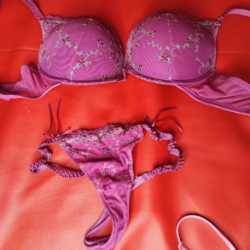 My old dirty bra and panties set