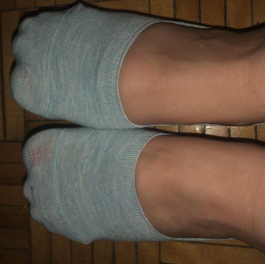 Blue socks