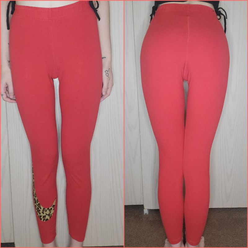 Red Nike Leggings