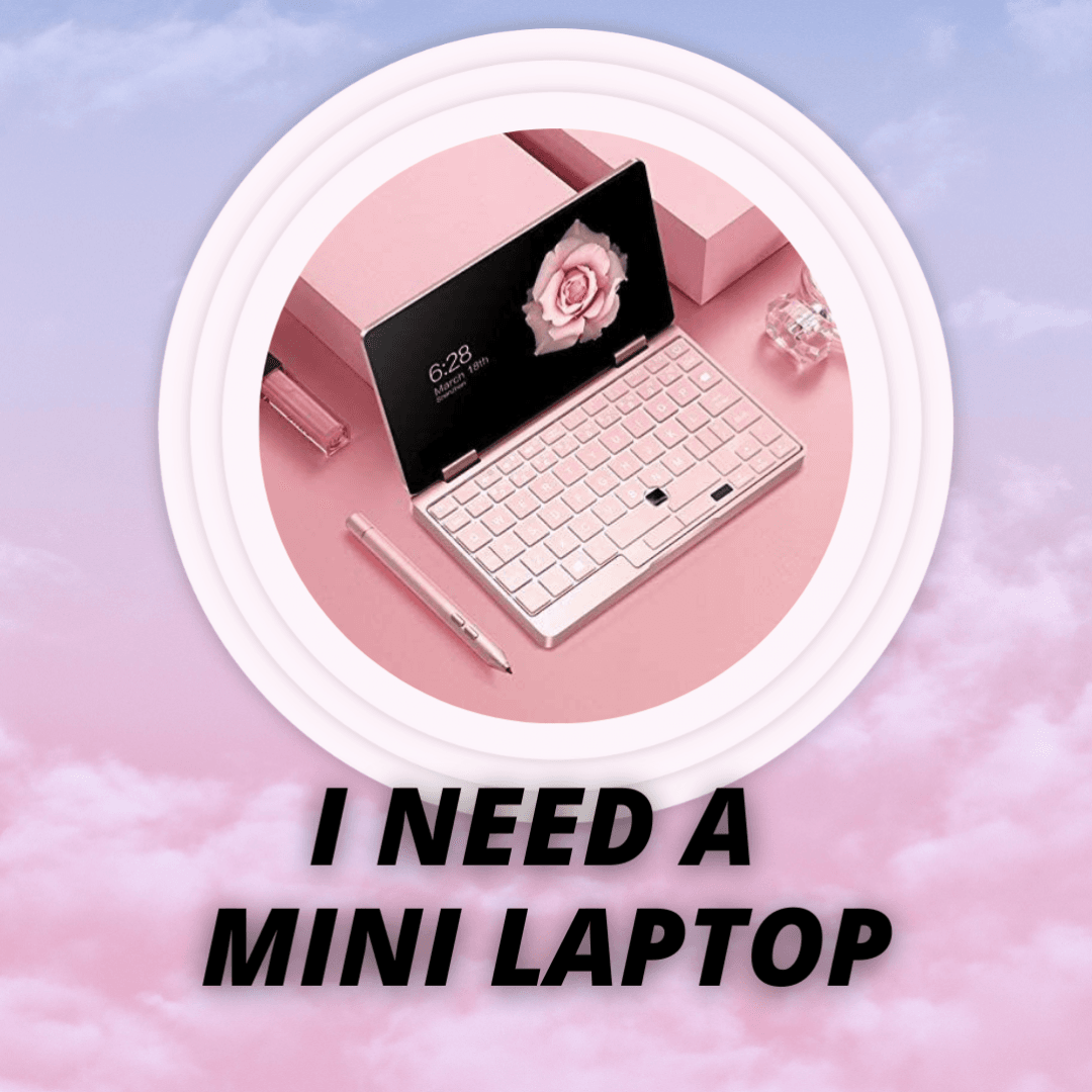 excited to have the laptop