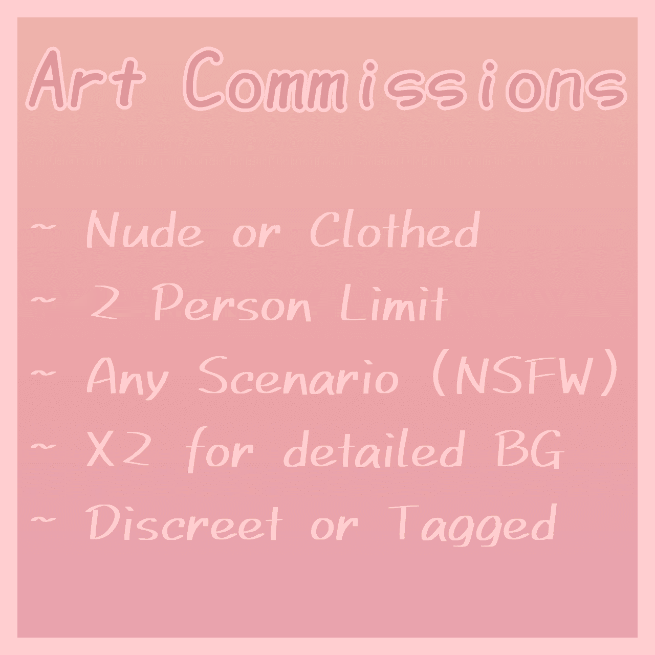 PrincessMilkyDoll: NSFW Art Commissions