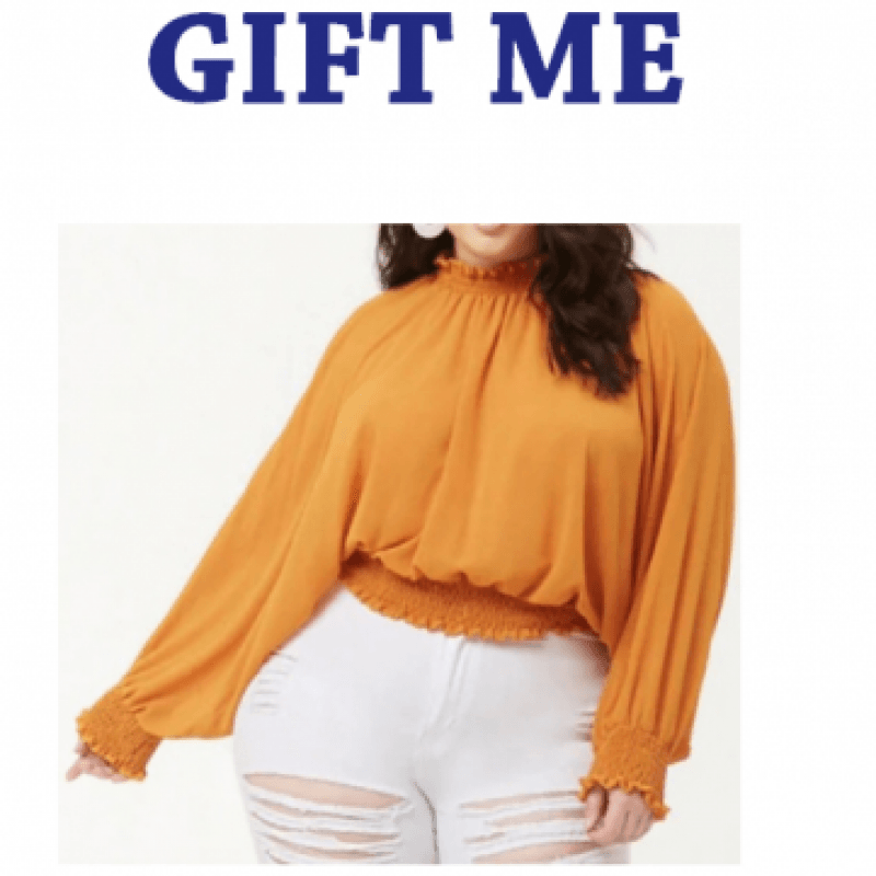 GiftMe: Orange Blouse