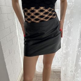 Leather skirt