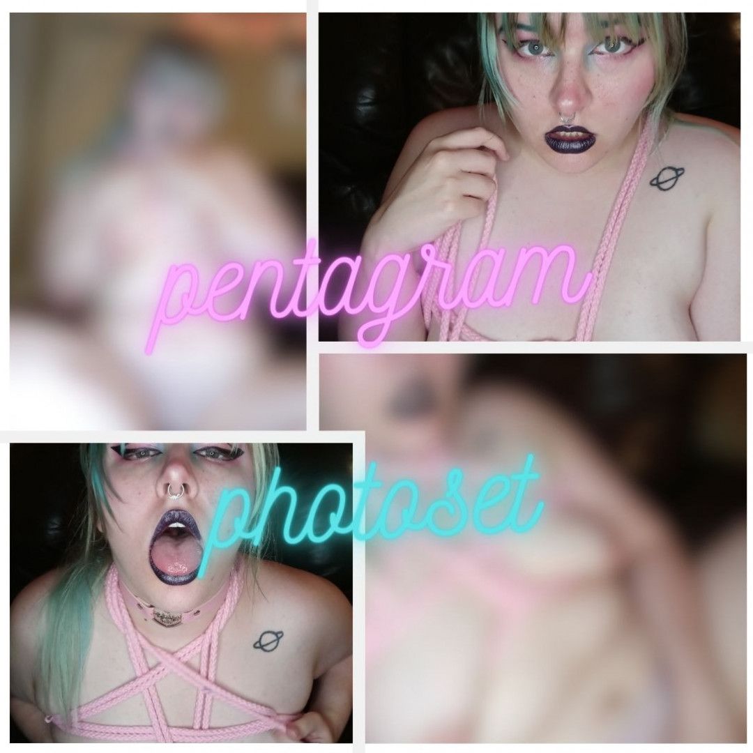 pentagram rope tie photoset