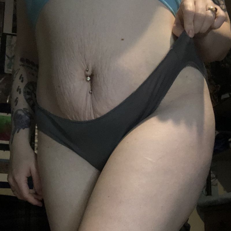 Dark Gray Bikini Panties