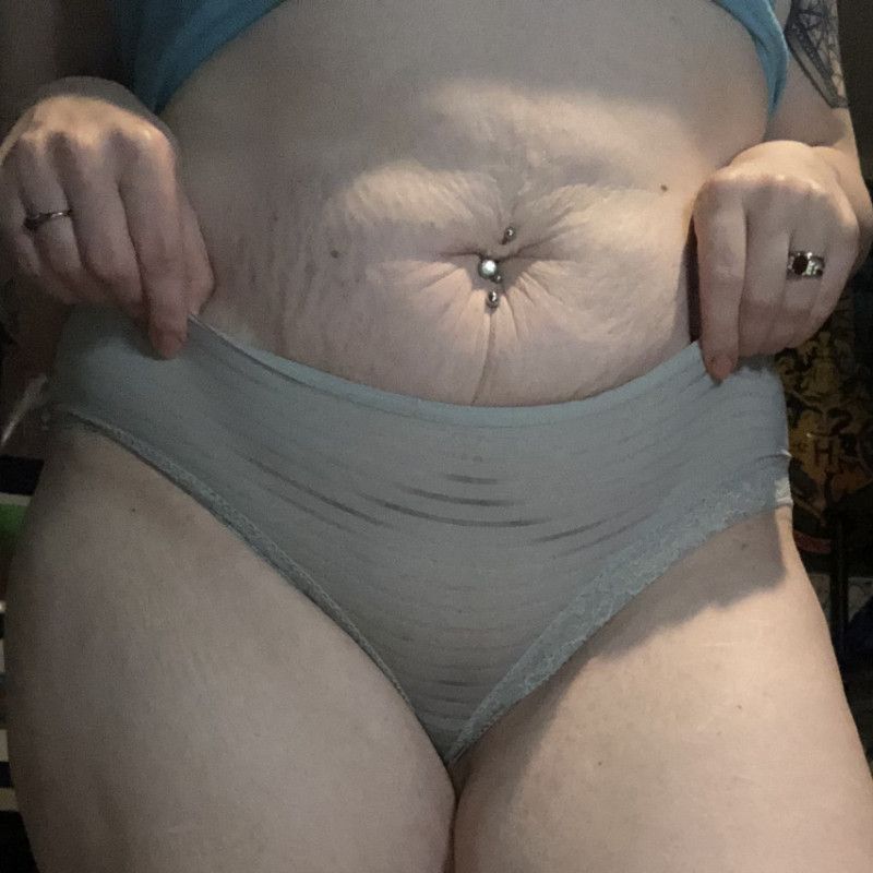 Light Blue Sheer Bikini Panties