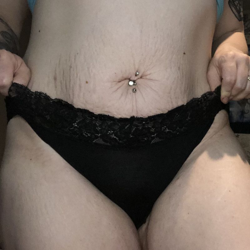 Black Lace Bikini Panties