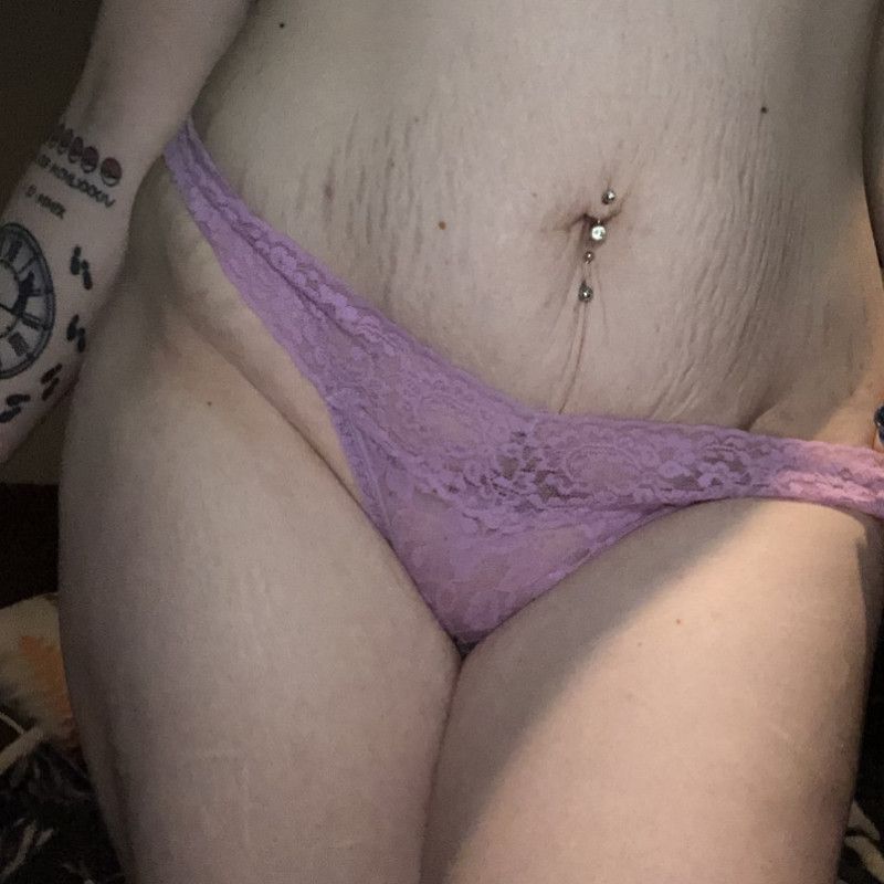 Pink All Lace Thong