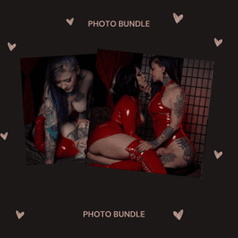 Girls in Red Photo Bundle