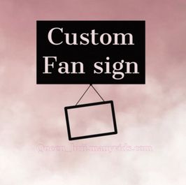 Custom Fan Sign