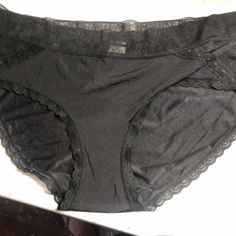 Black Worn Panties