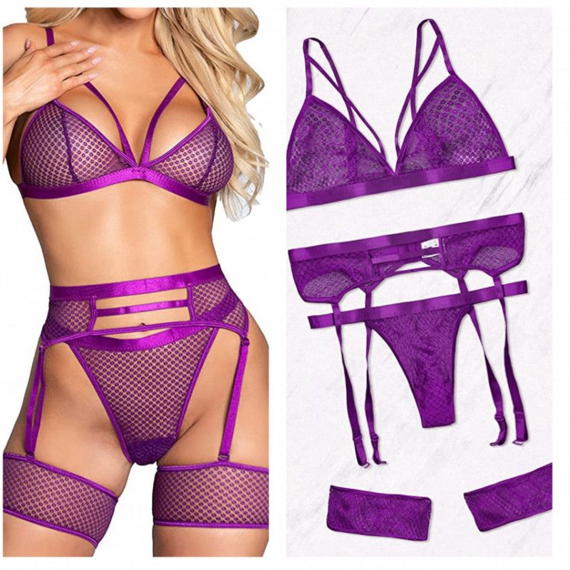 Purple Lingerie Set