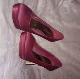 Burgundy Heels