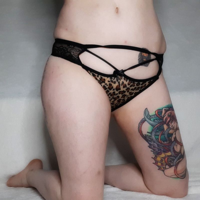 Strappy Leopard Panties