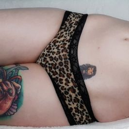 Leopard Print Lace Panties