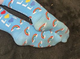 Gay Pride Themed Stinky Socks!