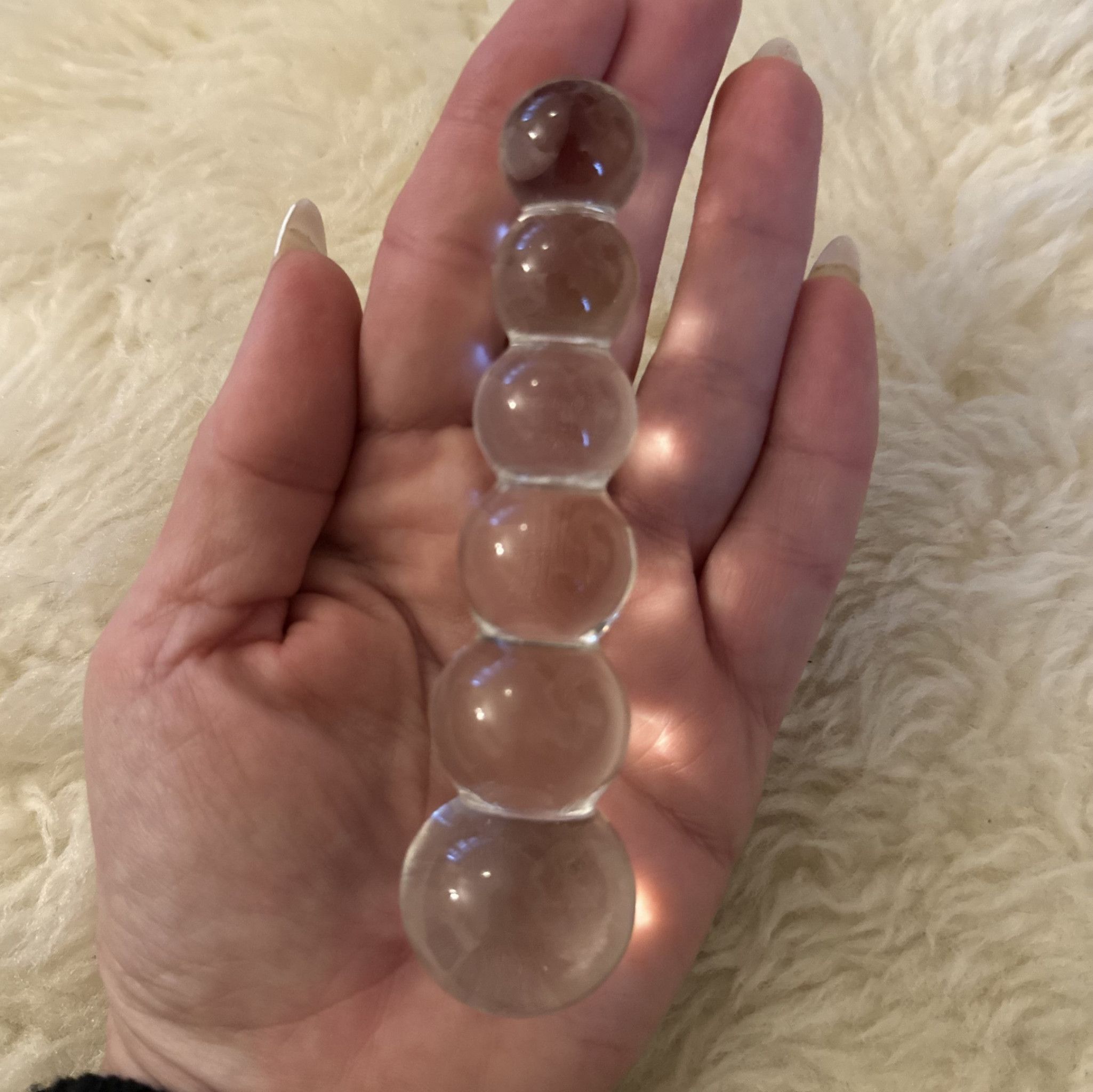 Little glass dildo