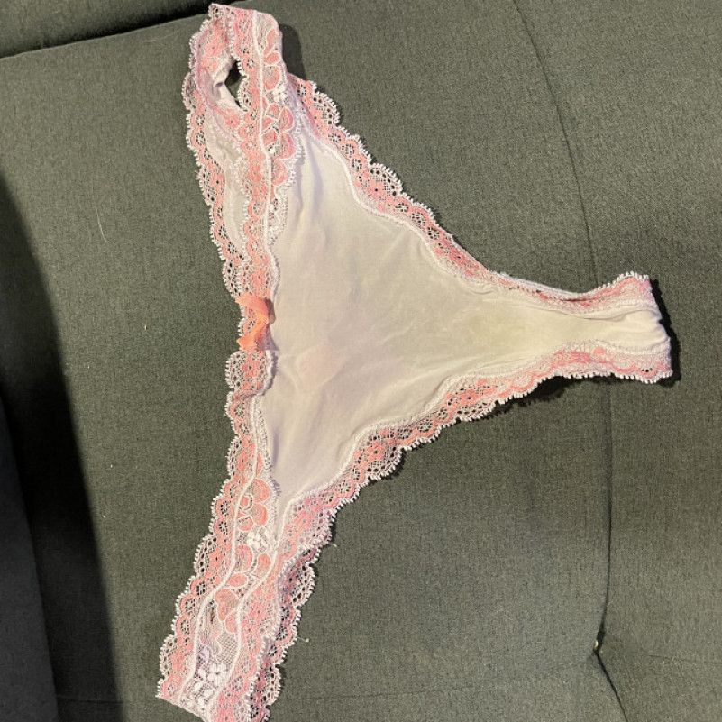 Pair of my used dirty panties Victoria secret thong