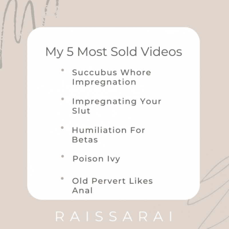 My 5 Most Sold Videos