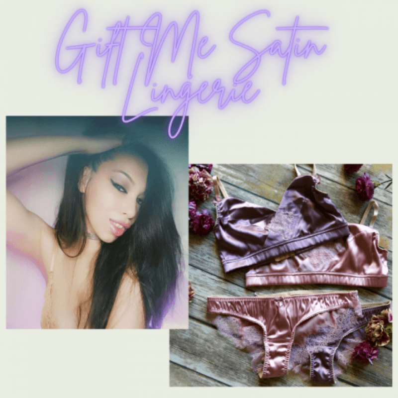 Gift me satin lingerie